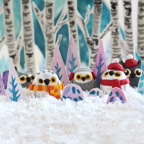 4Cats Ditto Oven-Bake Clay Owl Kit