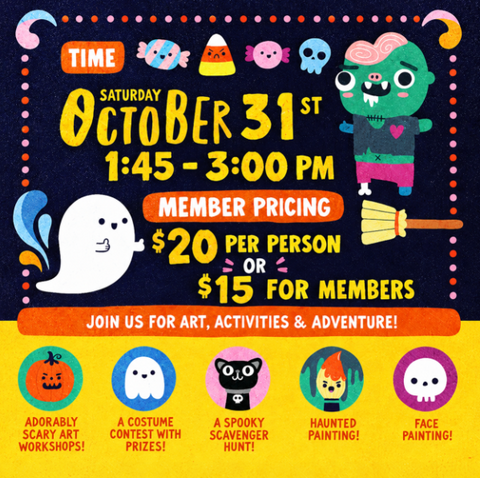 Saturday Oct 31st | Spook-Tacular Halloween Party