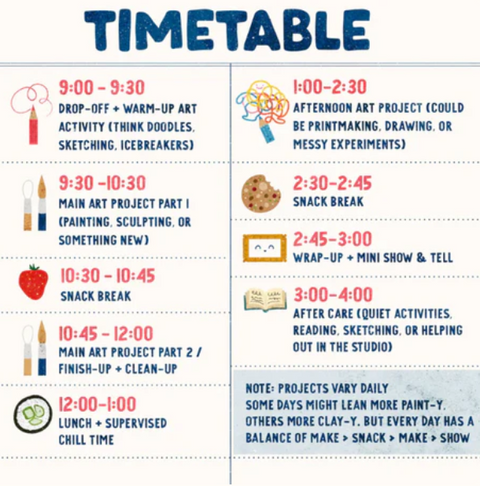 spring break camp | full week & by the day