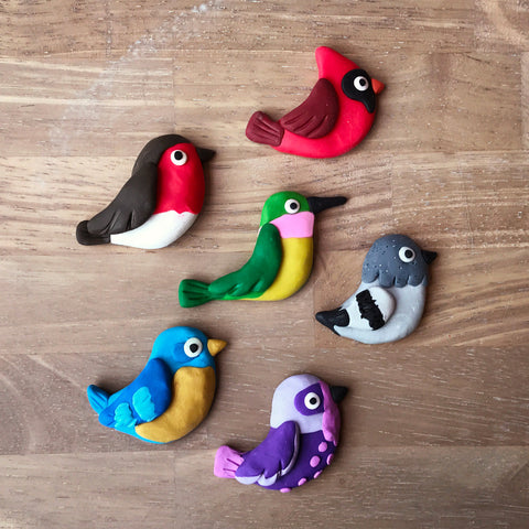 July | Bird Pin Collection
