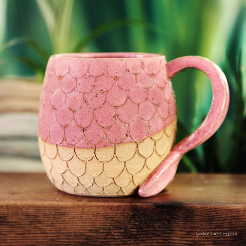 july | mermaid tail mug