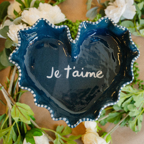 july | scalloped heart dish