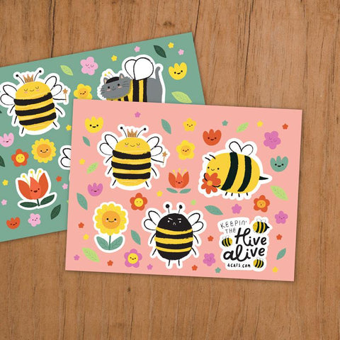 Keepin' the Hive Alive Bee-utiful Sticker Set