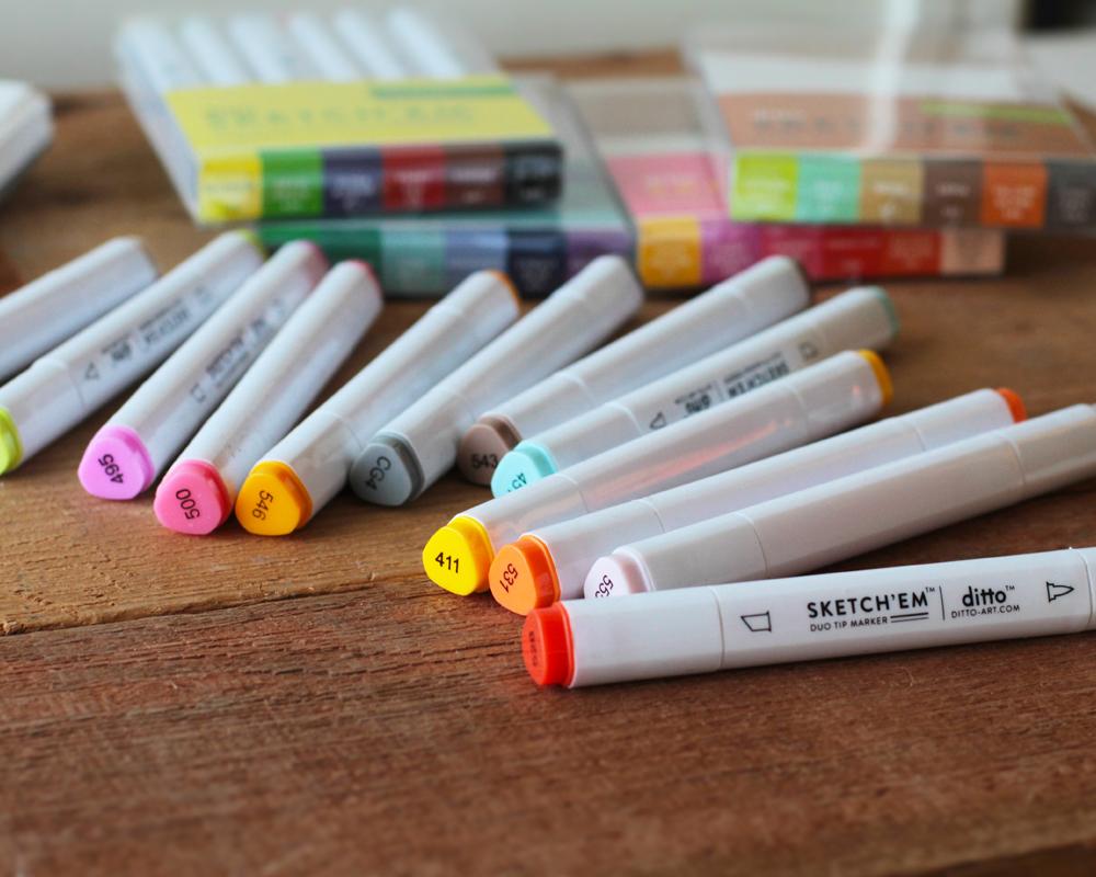 Sketch &#39;Em Markers by Ditto