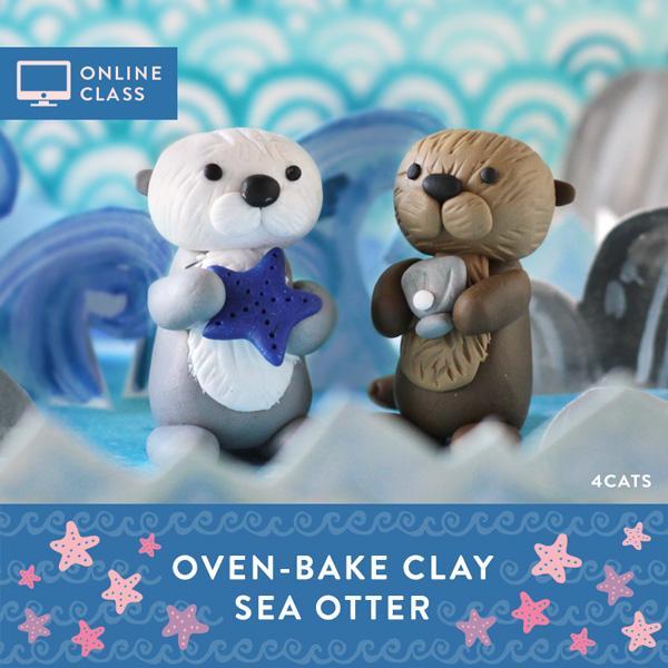 Sculpt a Sea Otter Kit with Online Tutorial